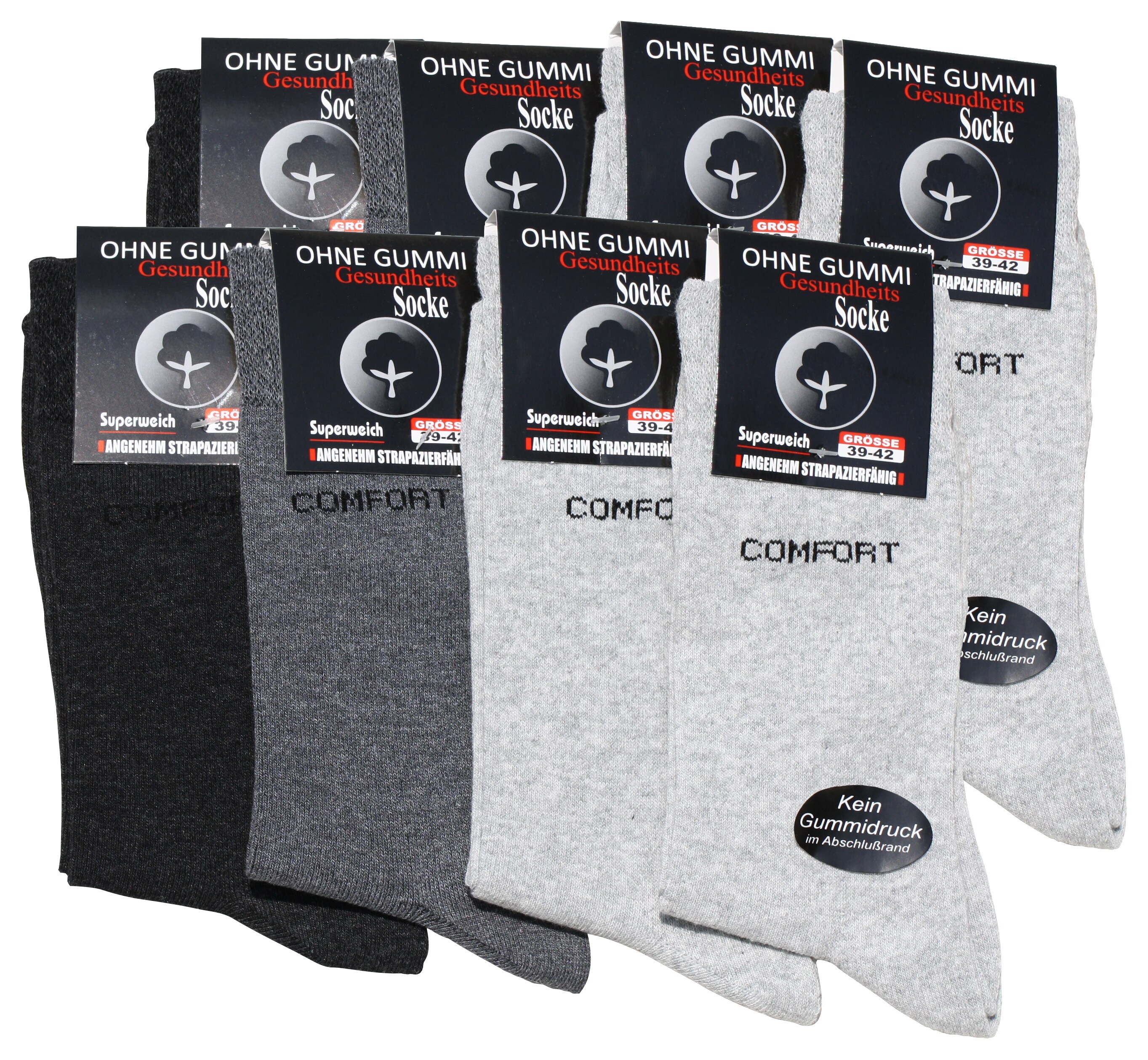 VCA® COMFORT Socken 8 Paar