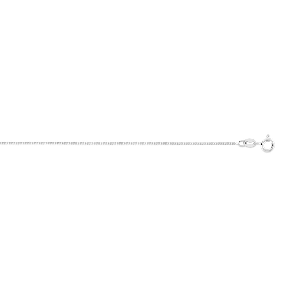 Chaîne argent 925 maille gourmette 45 cm
