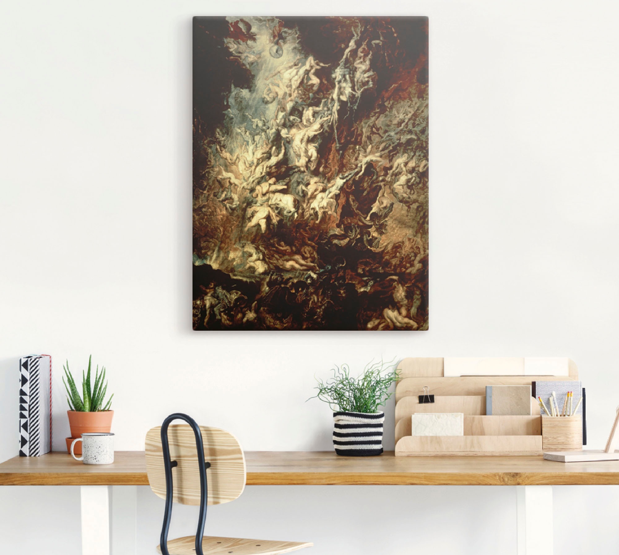 Artland Leinwandbild »Höllensturz der Verdammten I« Dark Fantasy 1 Stk. tlg. als Leinwandbild, Poster, Wandaufkleber in verschied. Grössen
