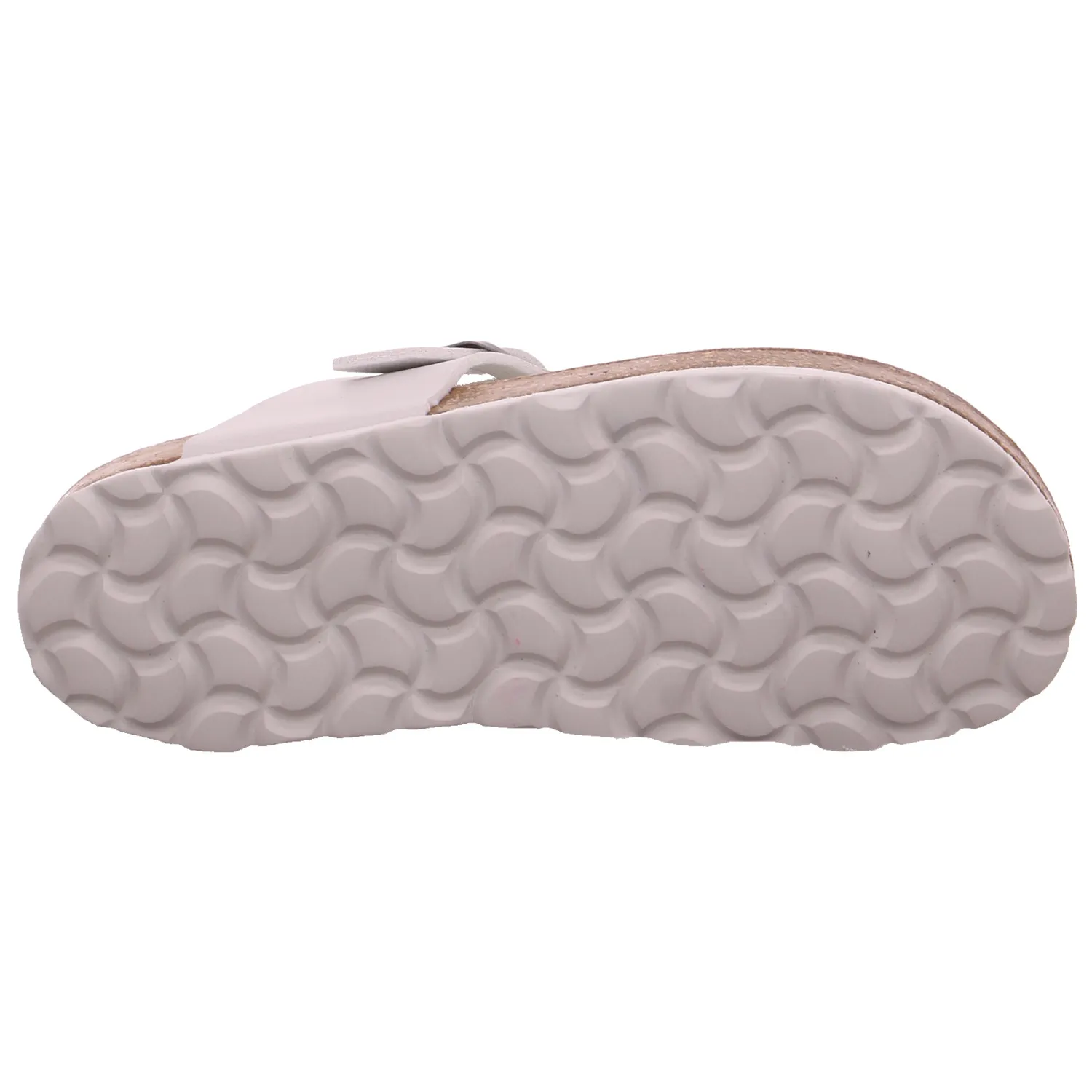 BIOLife Kinder-Zoccoli /Flip Flops Offwhite Lederimitat  Zehentrenner