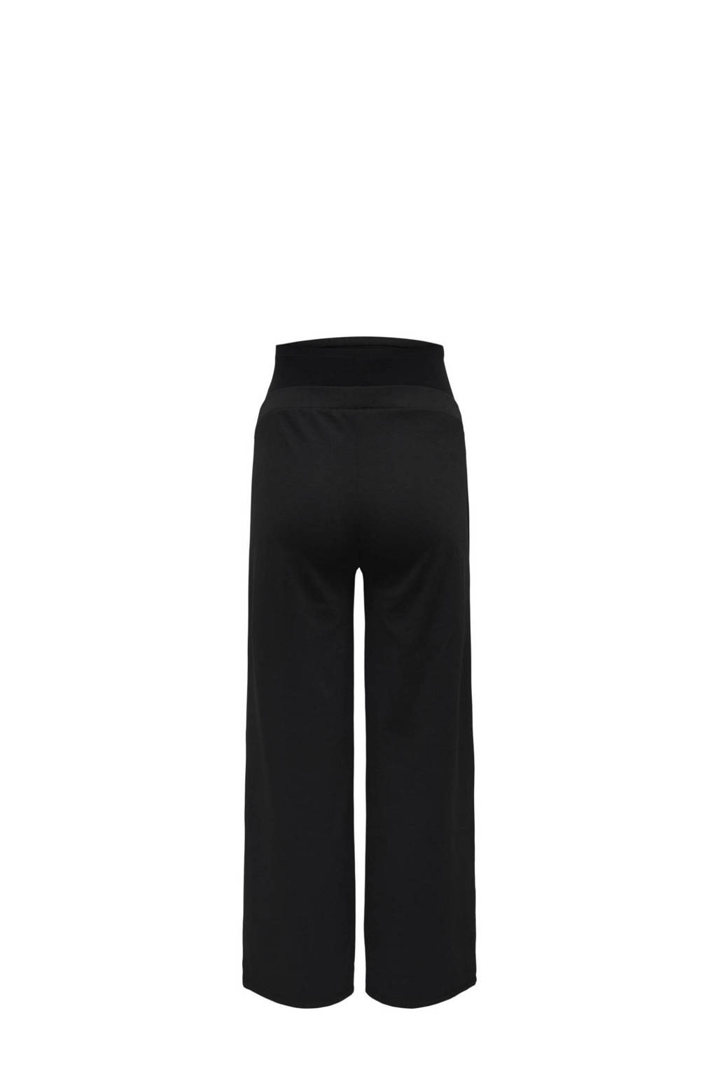 ONLY MATERNITY wide leg broek OLMFEVER zwart