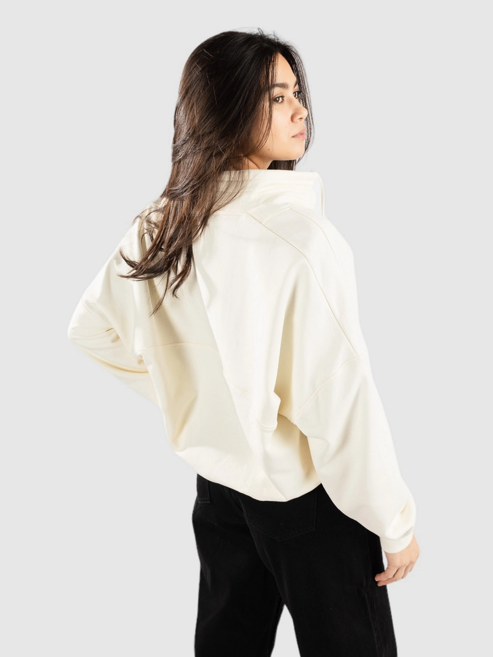Volcom Reetrostone Zip Hoodie star white