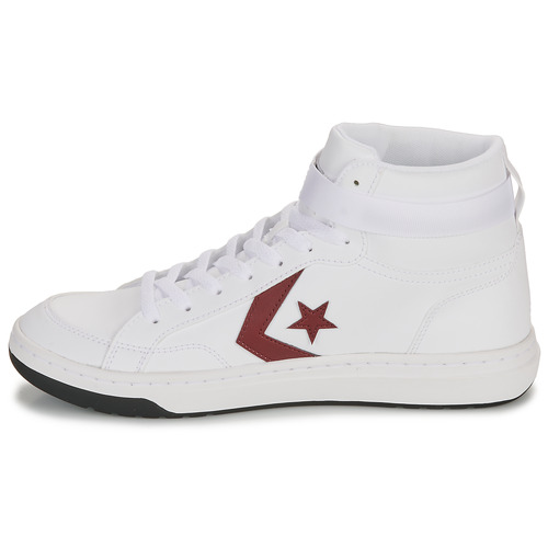 Converse - PRO BLAZE V2 LEATHER - Blanc / Bordeaux