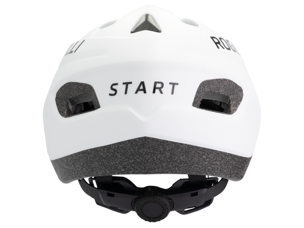 Rogelli Start Børnecykelhjelm, White/Black
