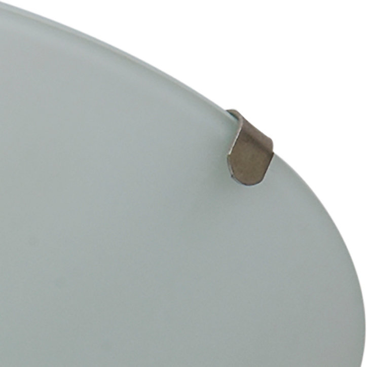 Plafonnier E27 42W blanc mat H.9 x Ø25 cm