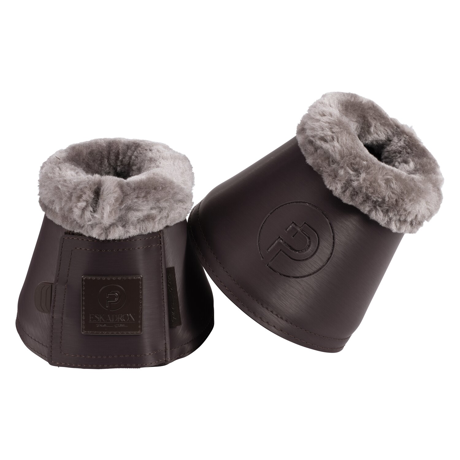 ESKADRON Platinum Sprungglocken Softlate Faux Fur  - teak brown