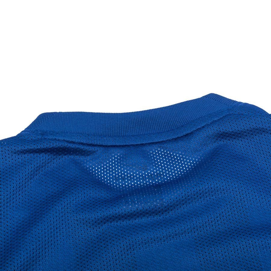 Nike Maillot Dri-FIT Striped Division IV - Bleu/Noir/Blanc Manches Longues Enfant