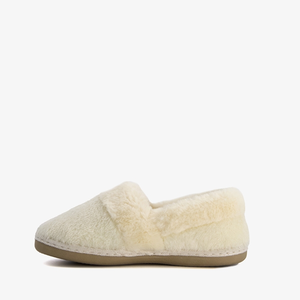 Thu!s dames pantoffels imitatiebont beige