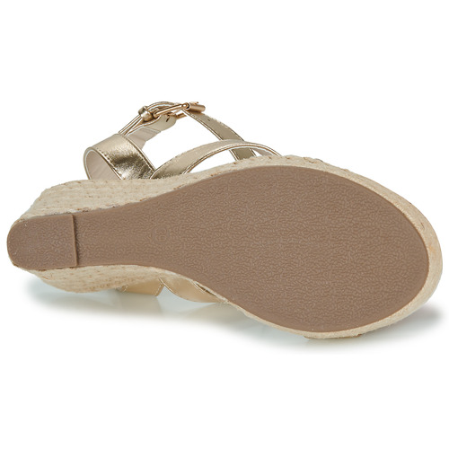 Only - ONLAMELIA-16 WEDGE SANDAL FOIL - Doré