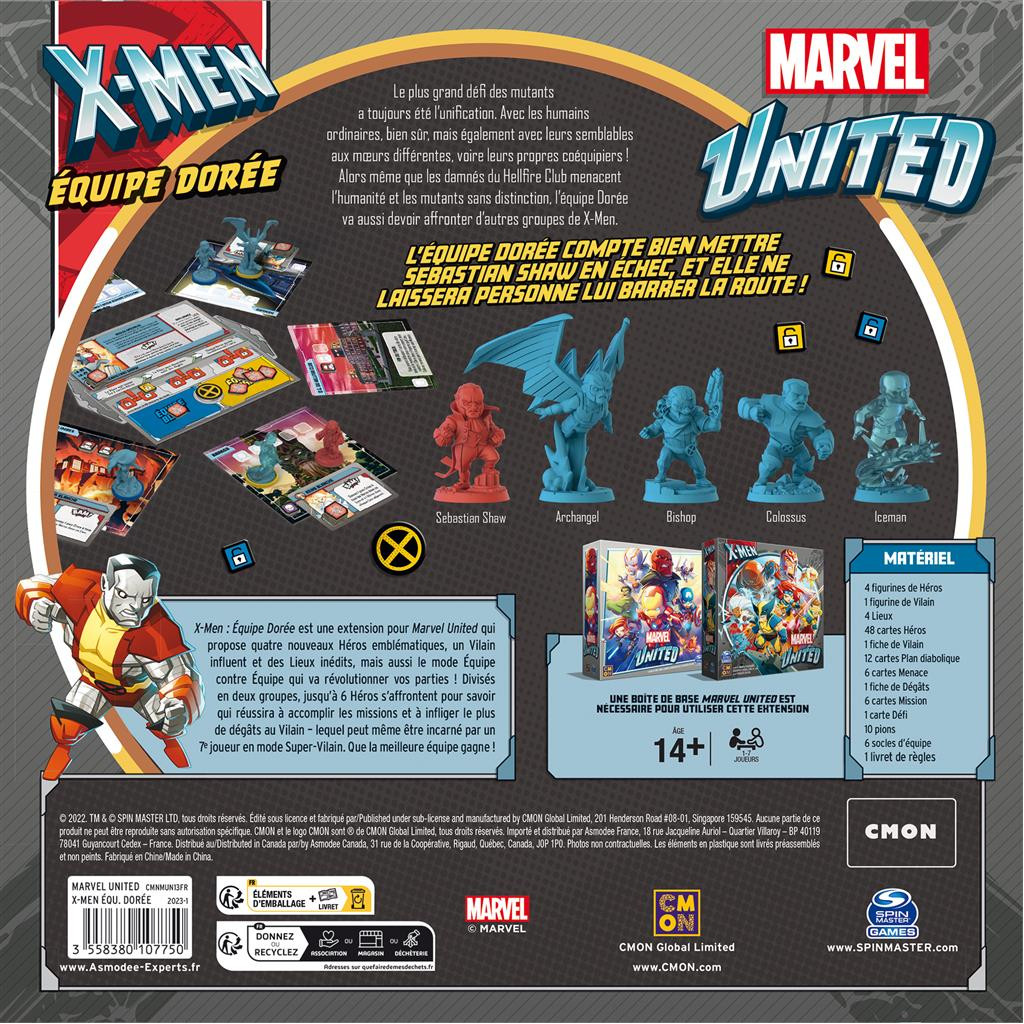 Marvel United - Equipe Dorée