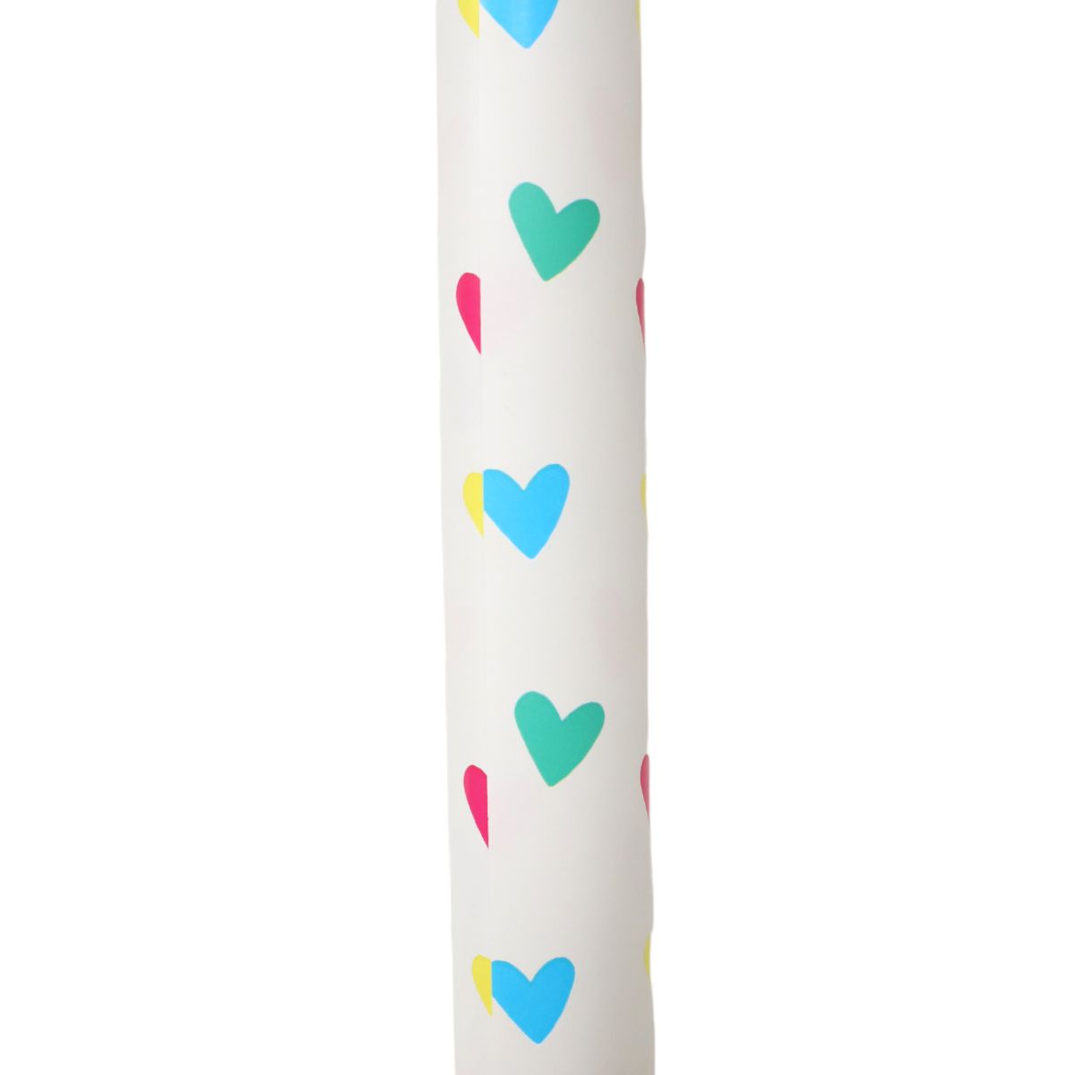 Rouleau de papier cadeau coeurs multicolores Surprise Partie !