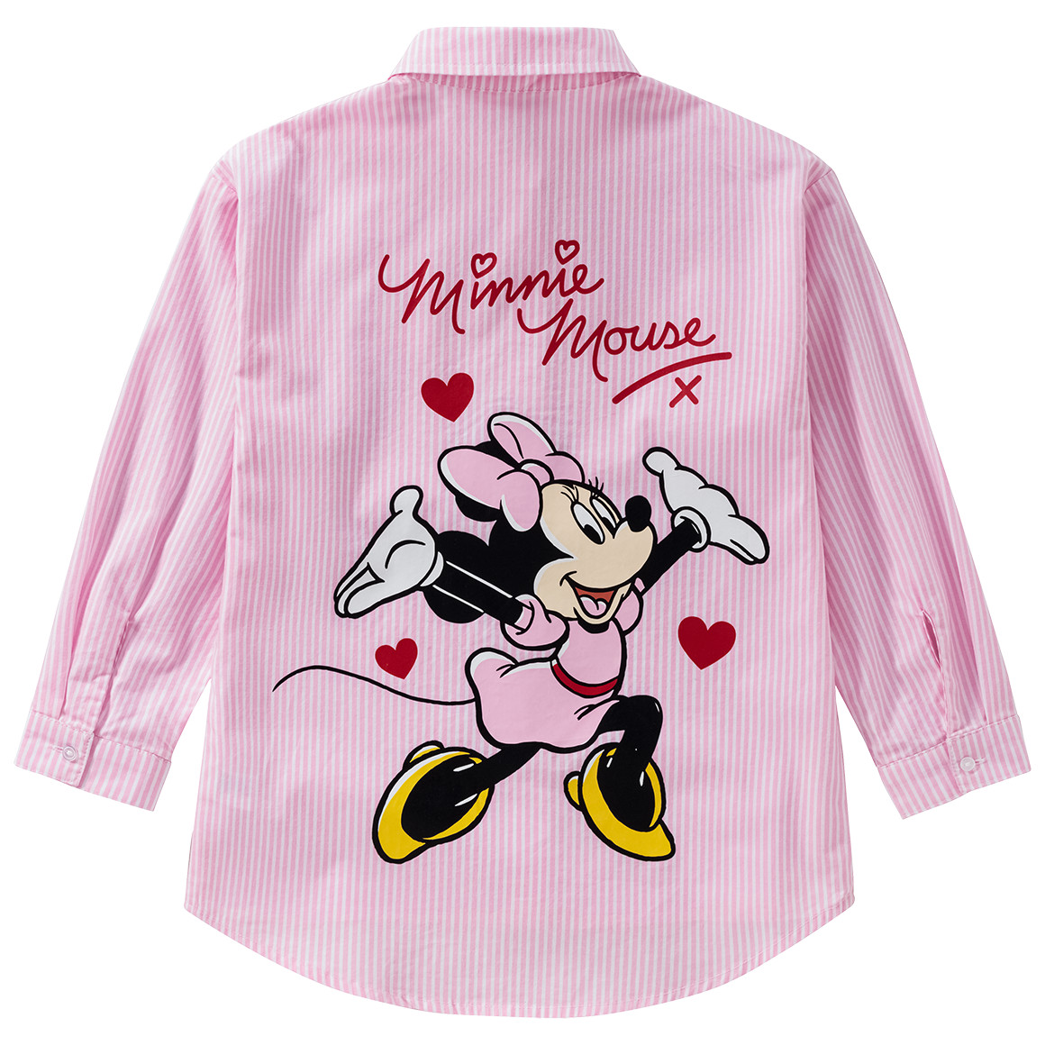 Topolino Minnie Maus Bluse mit Backprint helllila