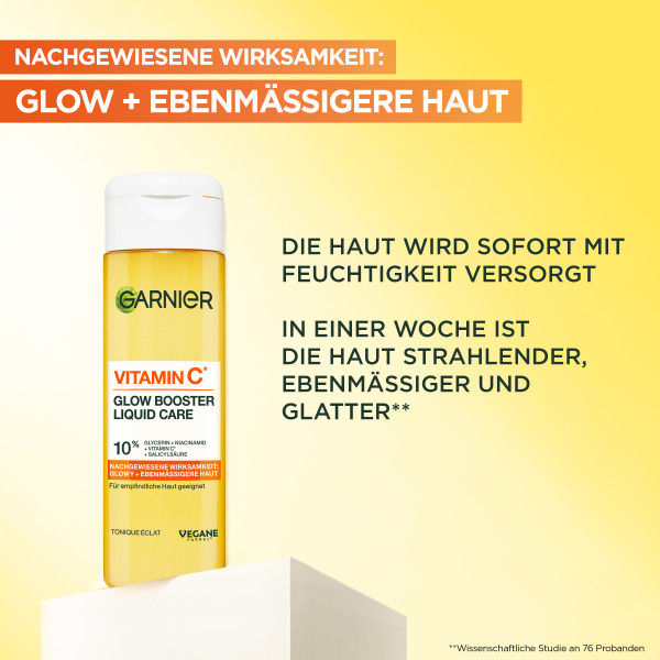 GARNIER Vitamin C Glow Booster Liquid Care<br>120 ml