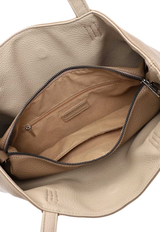Emily & Noah Eva Bag in Bag Reversible Shopper Taupe