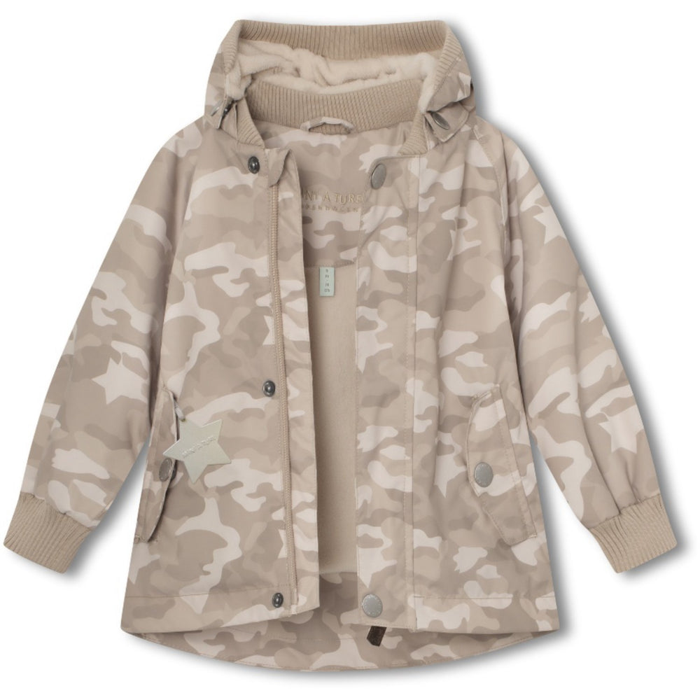 Køb Mini A ture Sand Camo Wally Fleece Lined Printed Spring Jakke.GRS