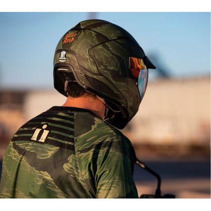 Casque Icon DOMAIN - TIGER'S BLOOD - Vert