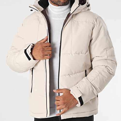 Doudoune Capuche Cootis Beige
