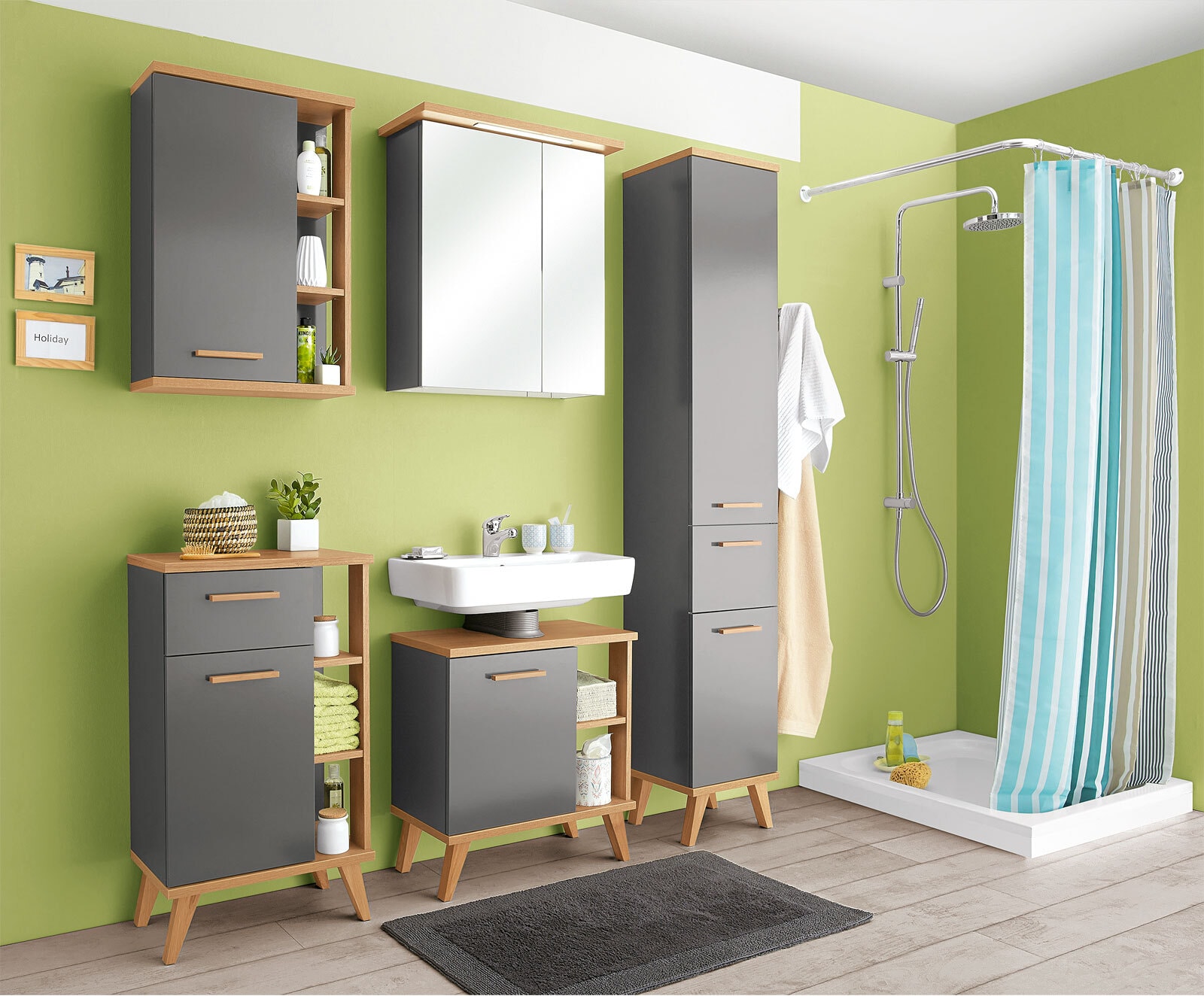 vito Unterschrank GLOW Riviera Eiche Nachbildung ca. 51 x 90 x 33 cm
