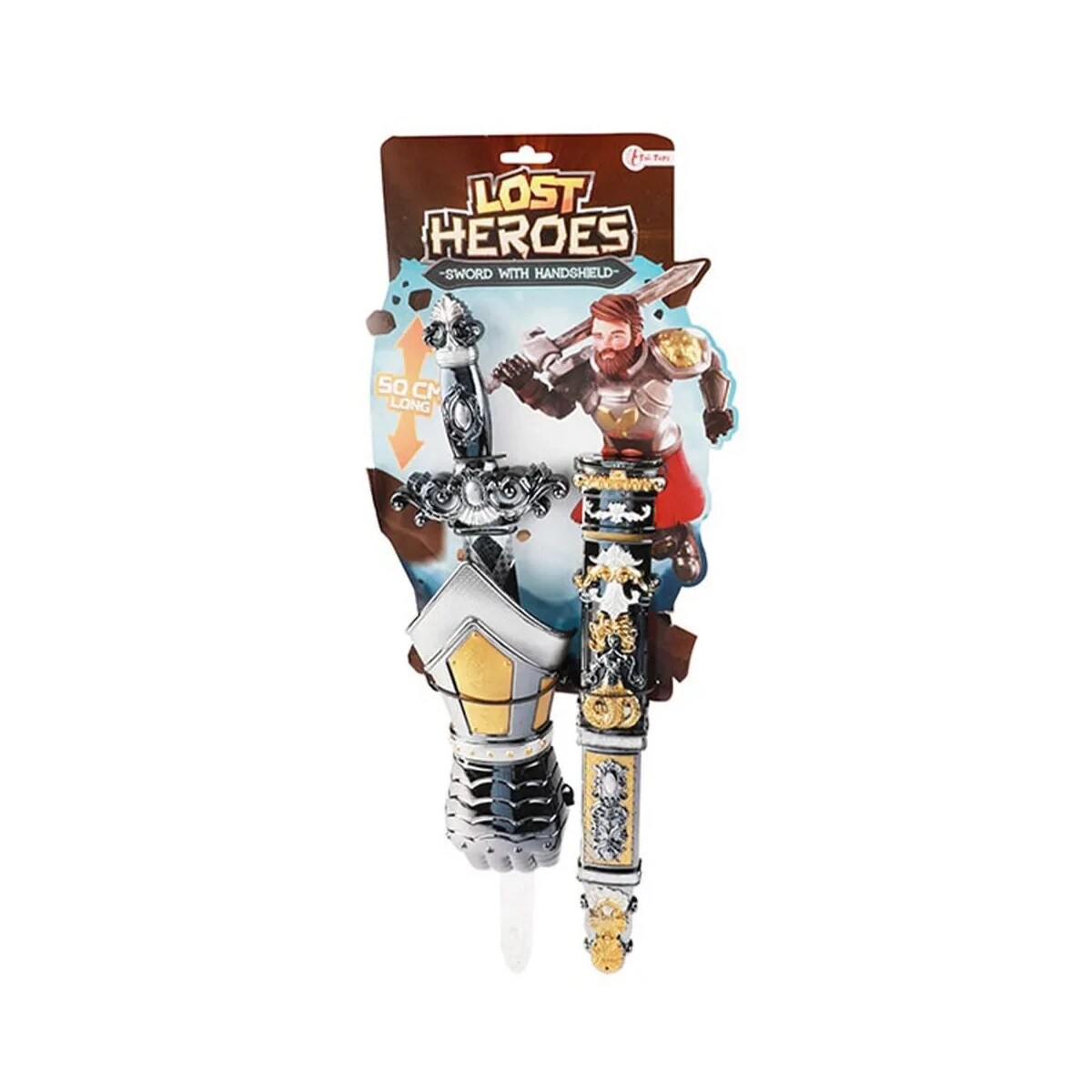 Toi-Toys LOST HEROES Verkleidungsset - Ritter- Schwert + Handschuh Verkleidung Kostüm