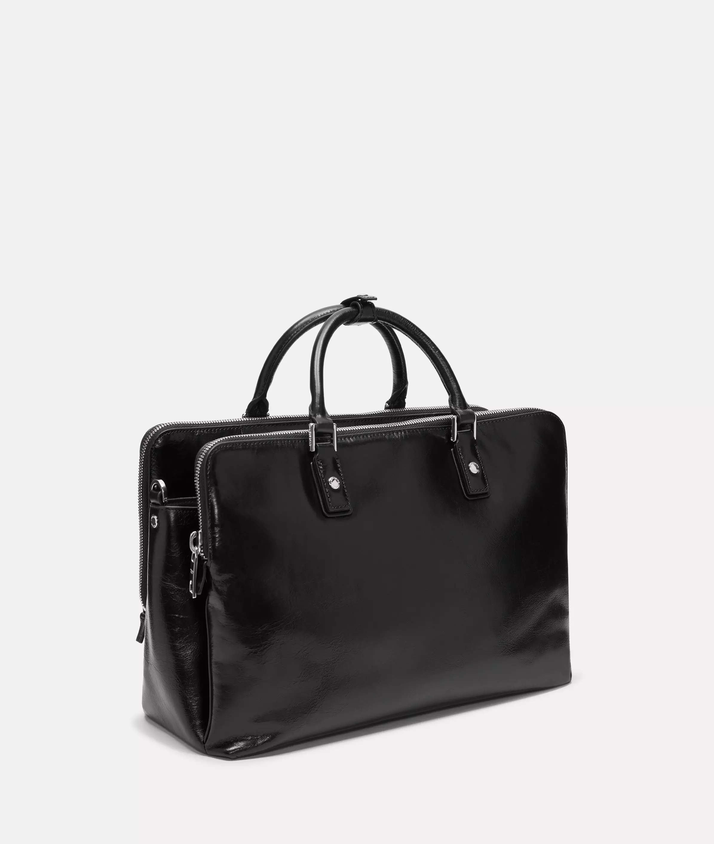 Archive Koko Satchel M Spacious business bag made of shiny leather