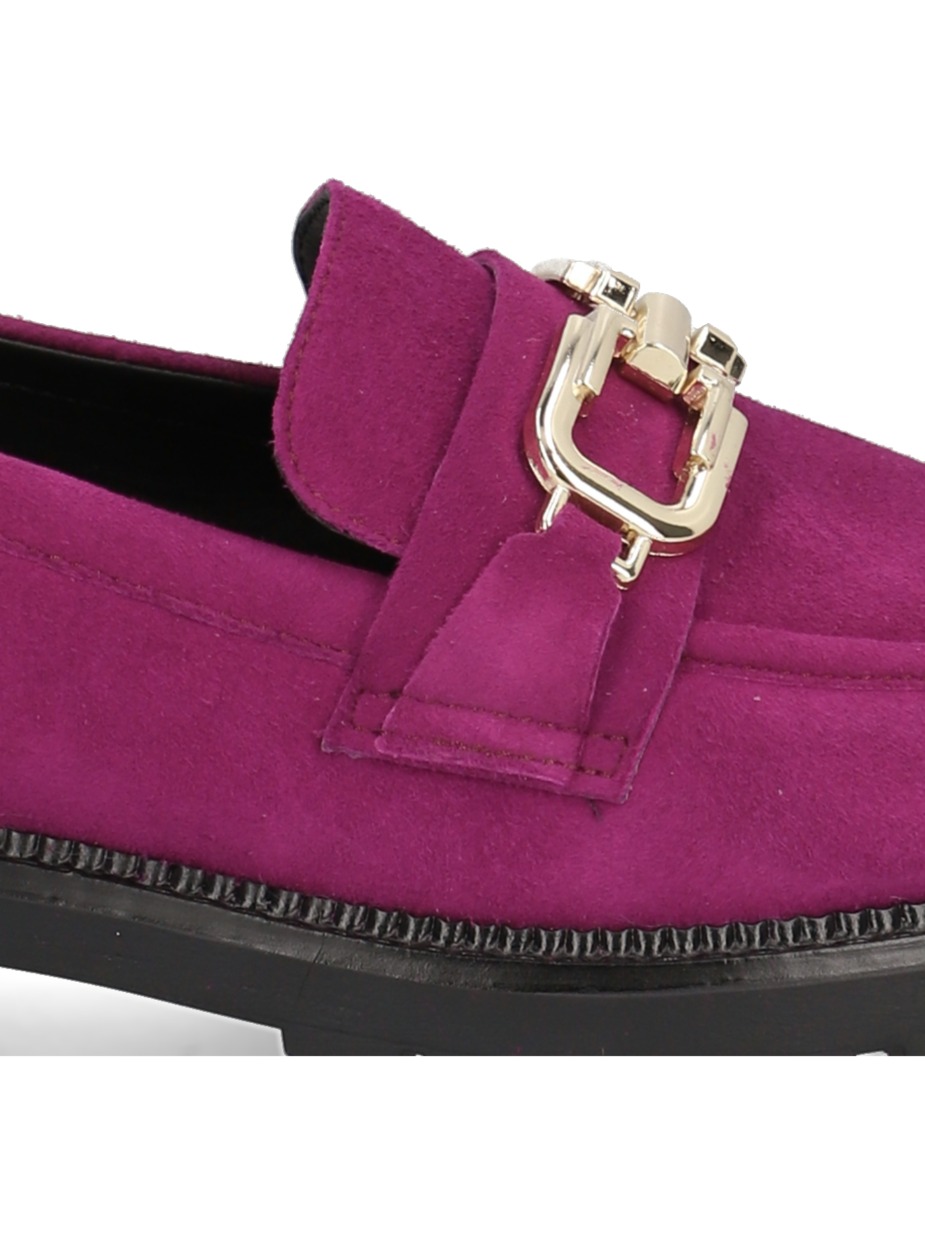 Veloursleder Slipper