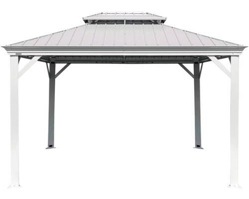 SOJAG Messina paviljoen 12x16 inclusief klamboe 473 x 353 cm champagne