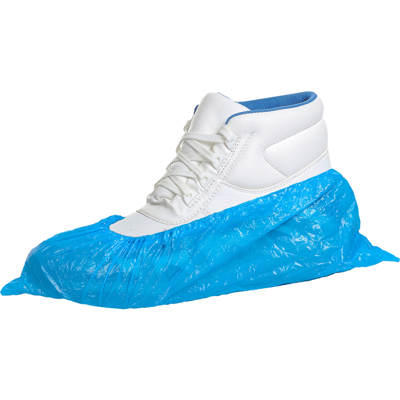 Wegwerp overschoenen 100 stuks blauw