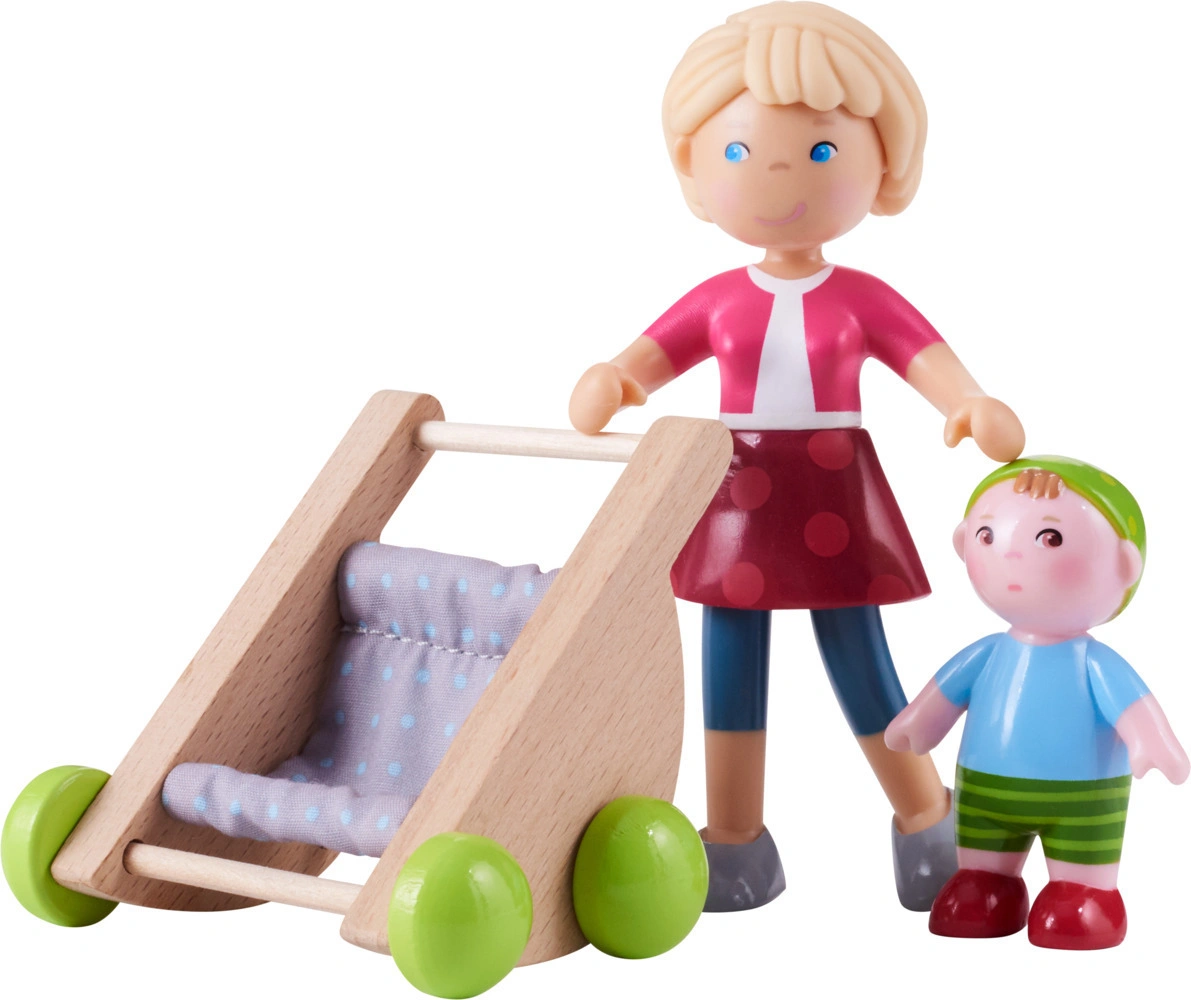 Spielfigur LITTLE FRIENDS – MAMA MELANIE & BABY KILIAN in bunt