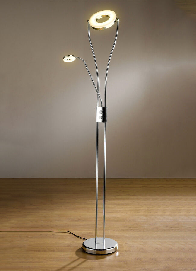 LED-Deckenfluter mit Lesearm