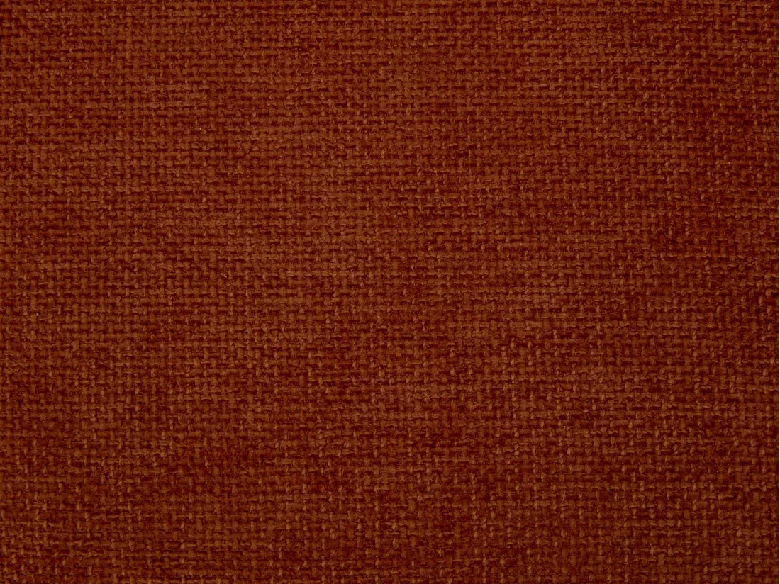 Lot de 4 chaises en tissu texturé et métal noir - Terracotta - VOSINIA