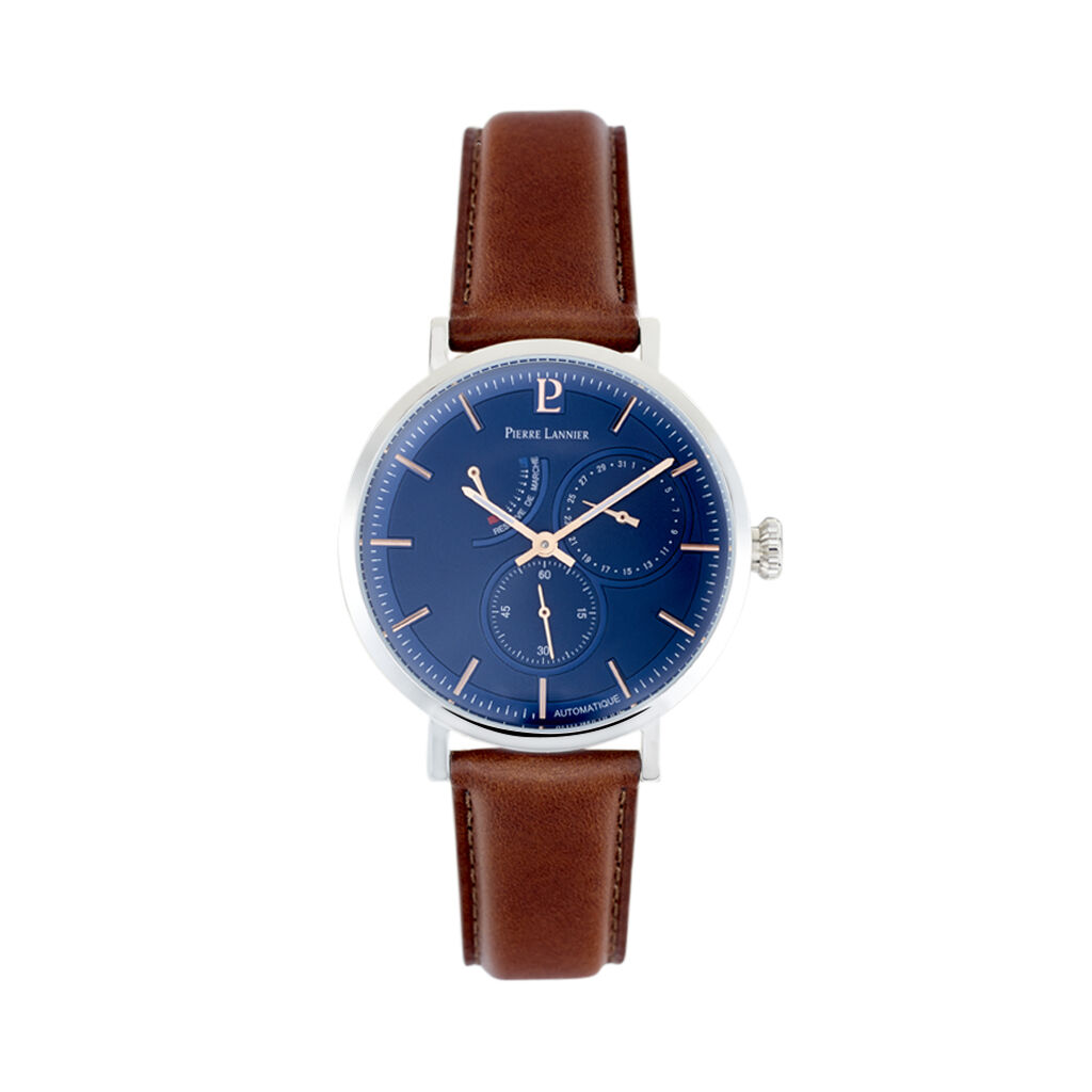 Montre Pierre Lannier Collection Evidence Bleu