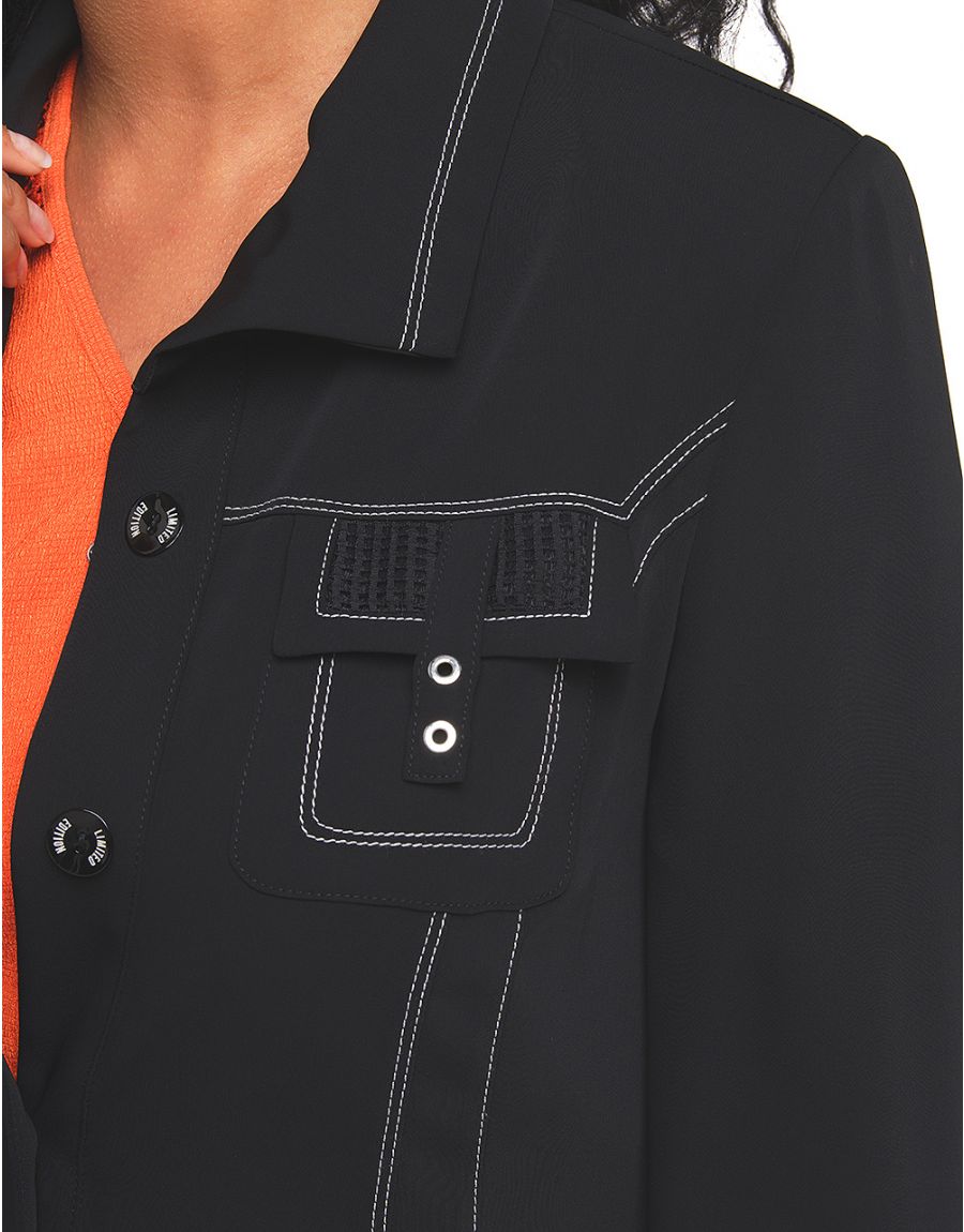Veste chemise noire