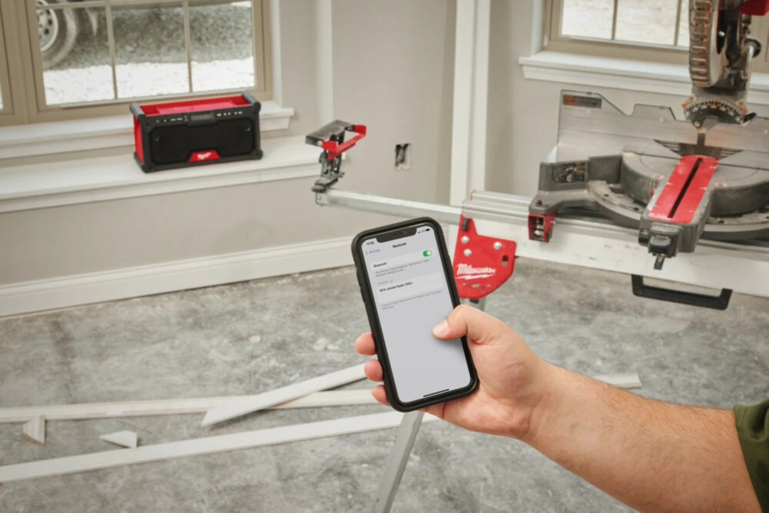 Milwaukee M18 RADDAB G2-0 18V Li-ion accu JOBSITE bouwradio body - DAB