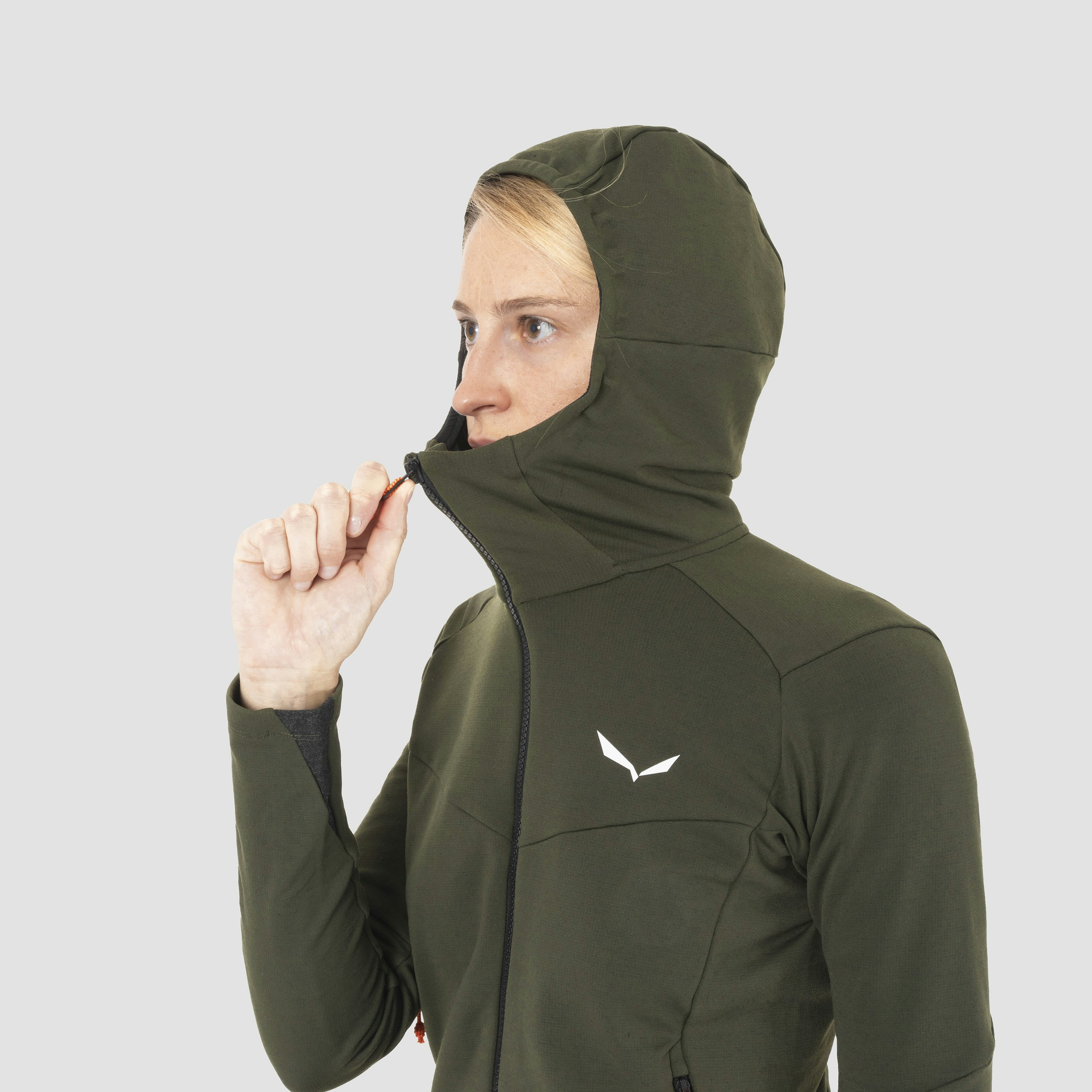 Sella Merino Kapuzenjacke Damen