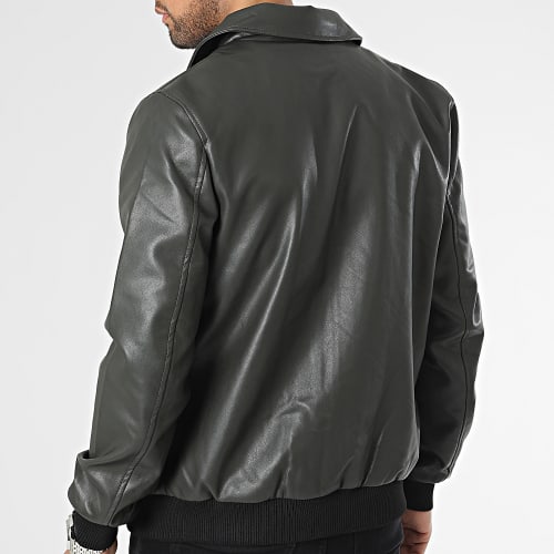 Veste Zippée Vert Kaki