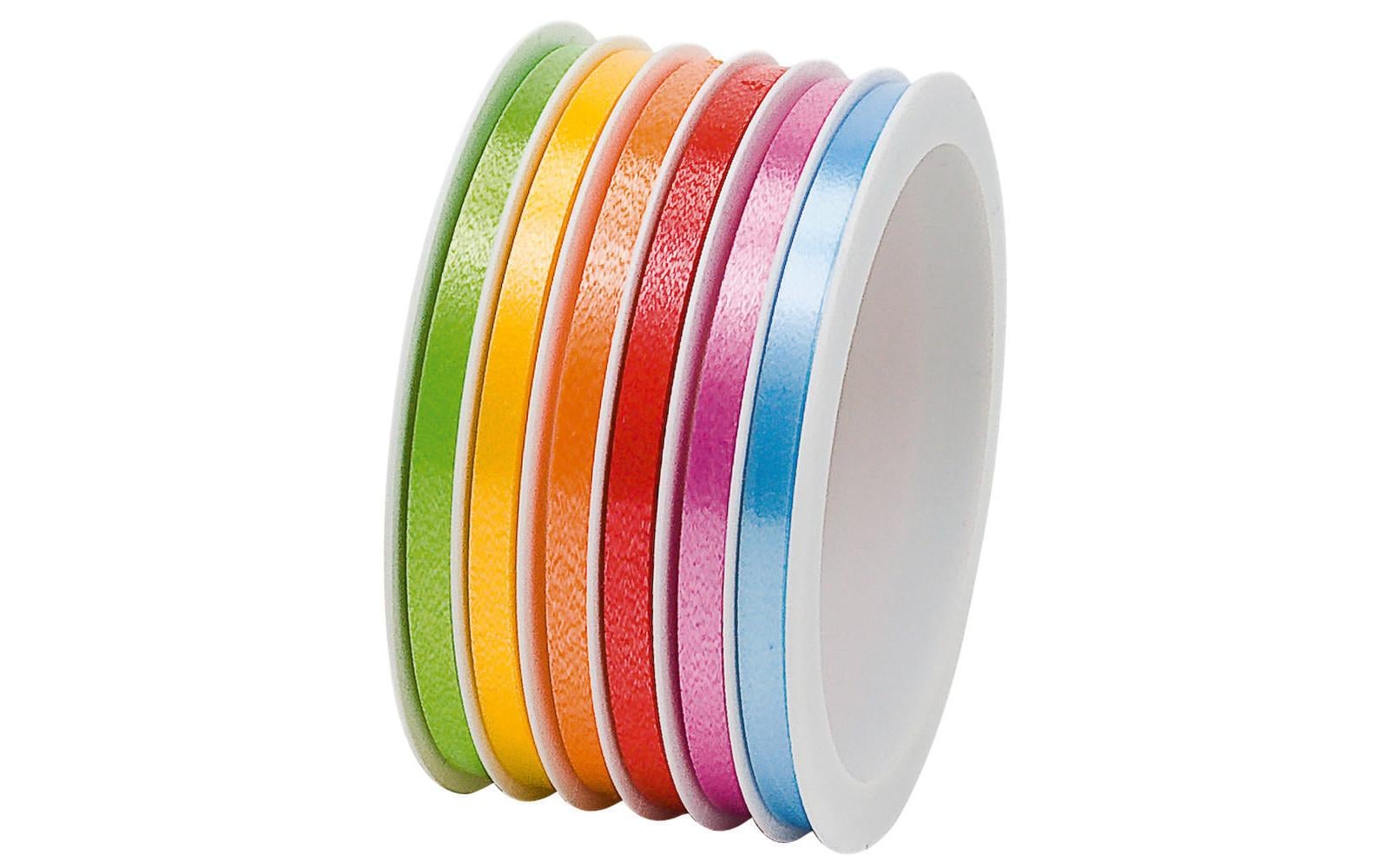 Geschenkband Multispule GlattKräuselband für Geschenke