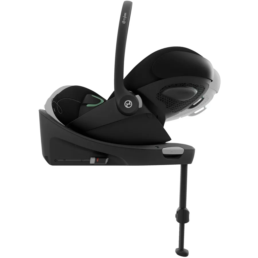 cybex GOLD Kindersitz Set Reboarder Sirona G inklusive Babyschale Cloud G inklusive Basisstation Base G Moon Black
