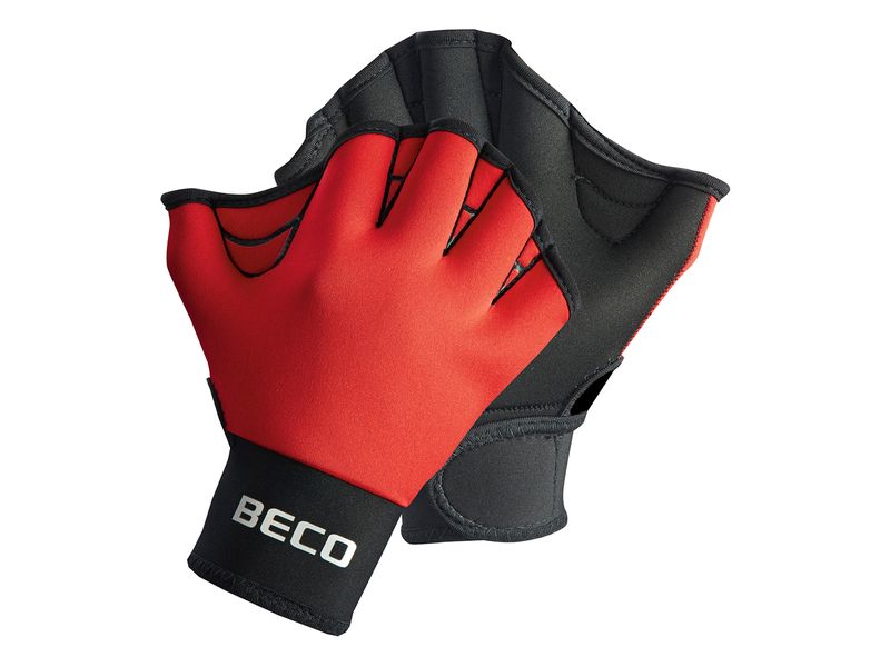 Beco Aqua Handschuh, Rot, M Schwimmhandschuhe