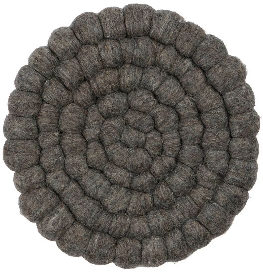 Wooly gryteunderlag Ø21 grå
