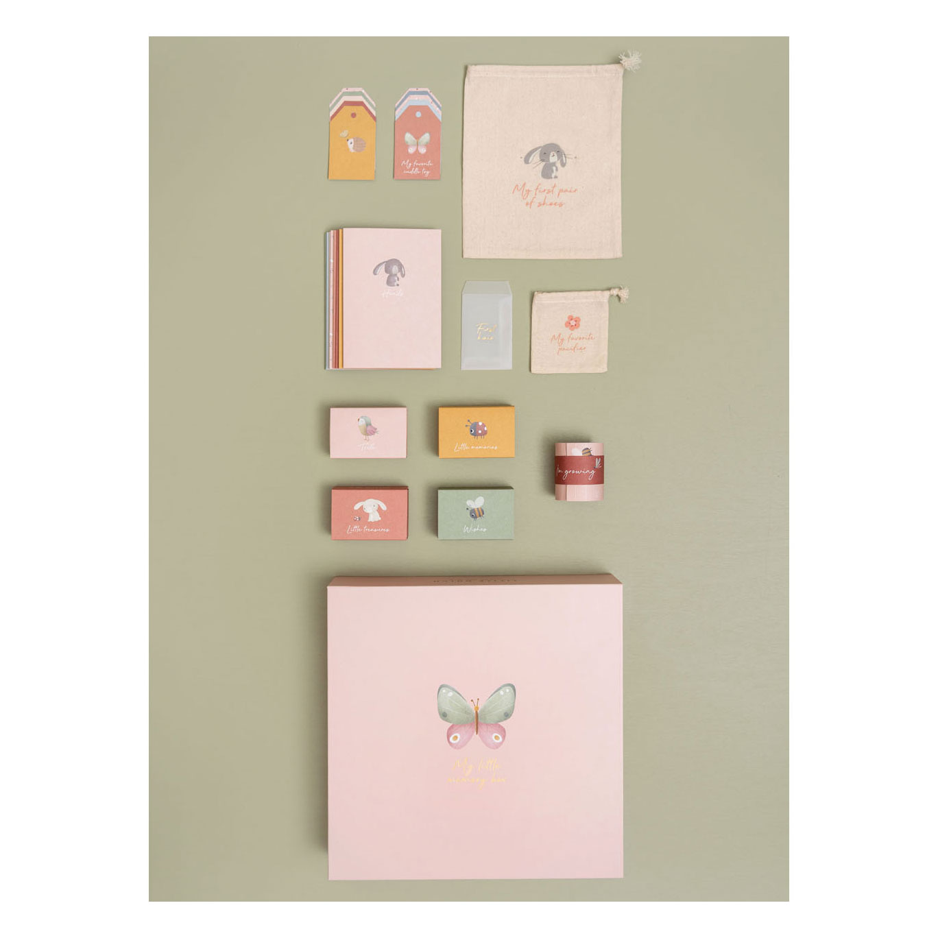 Little Dutch Memory Box Flowers & Butterflies FSC