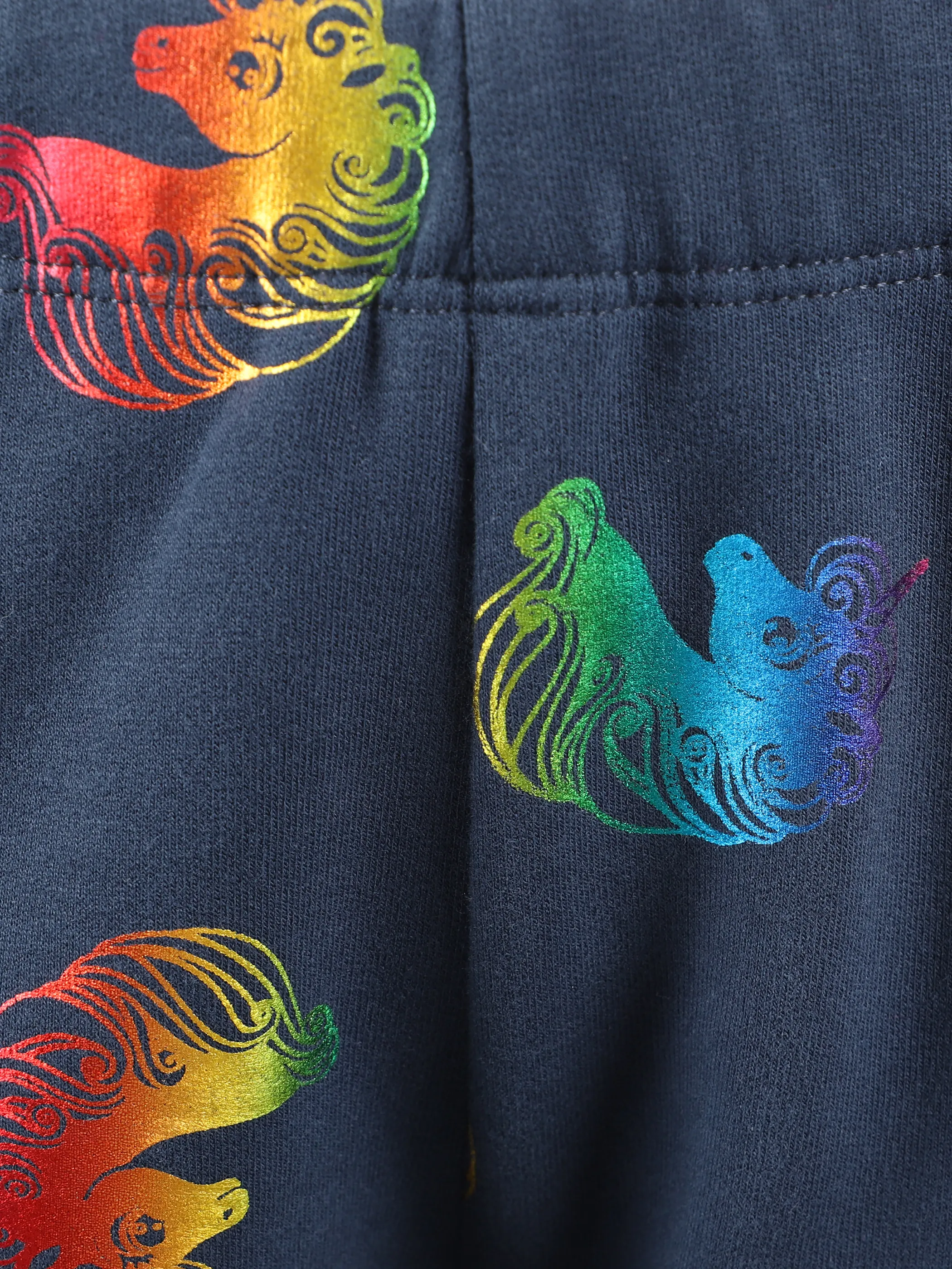 Mädchen Leggings mit Alloverprint Einhorn