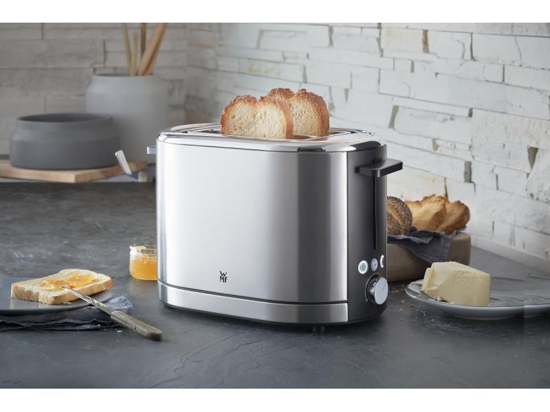 WMF Toaster LONO Silber Doppelschlitztoaster mit sieben Bräunungsstufen