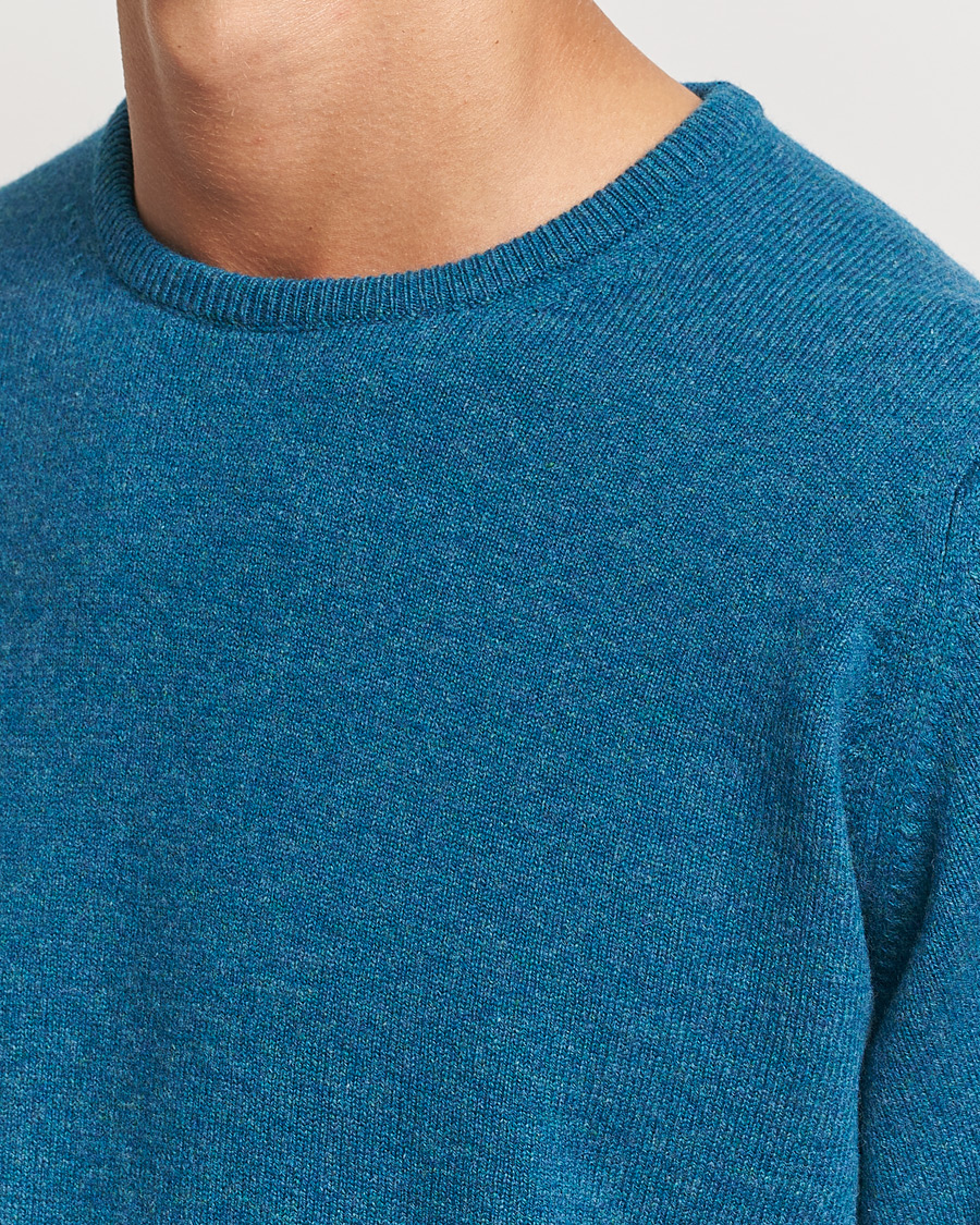 William Lockie Rob Lambswool Crewneck Mallard