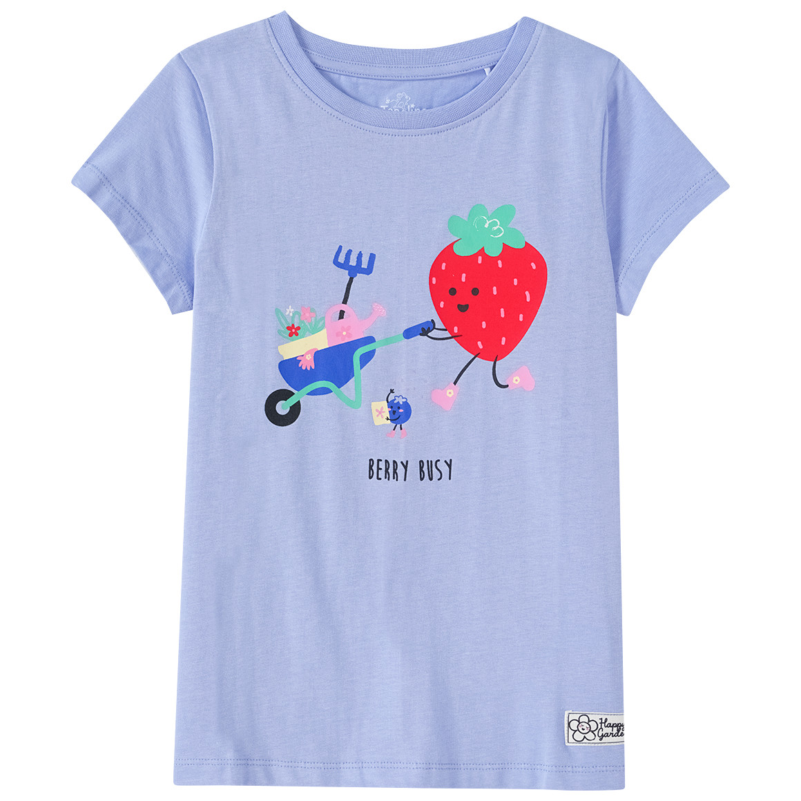 Topolino Mädchen T-Shirt mit Beeren-Print helllila