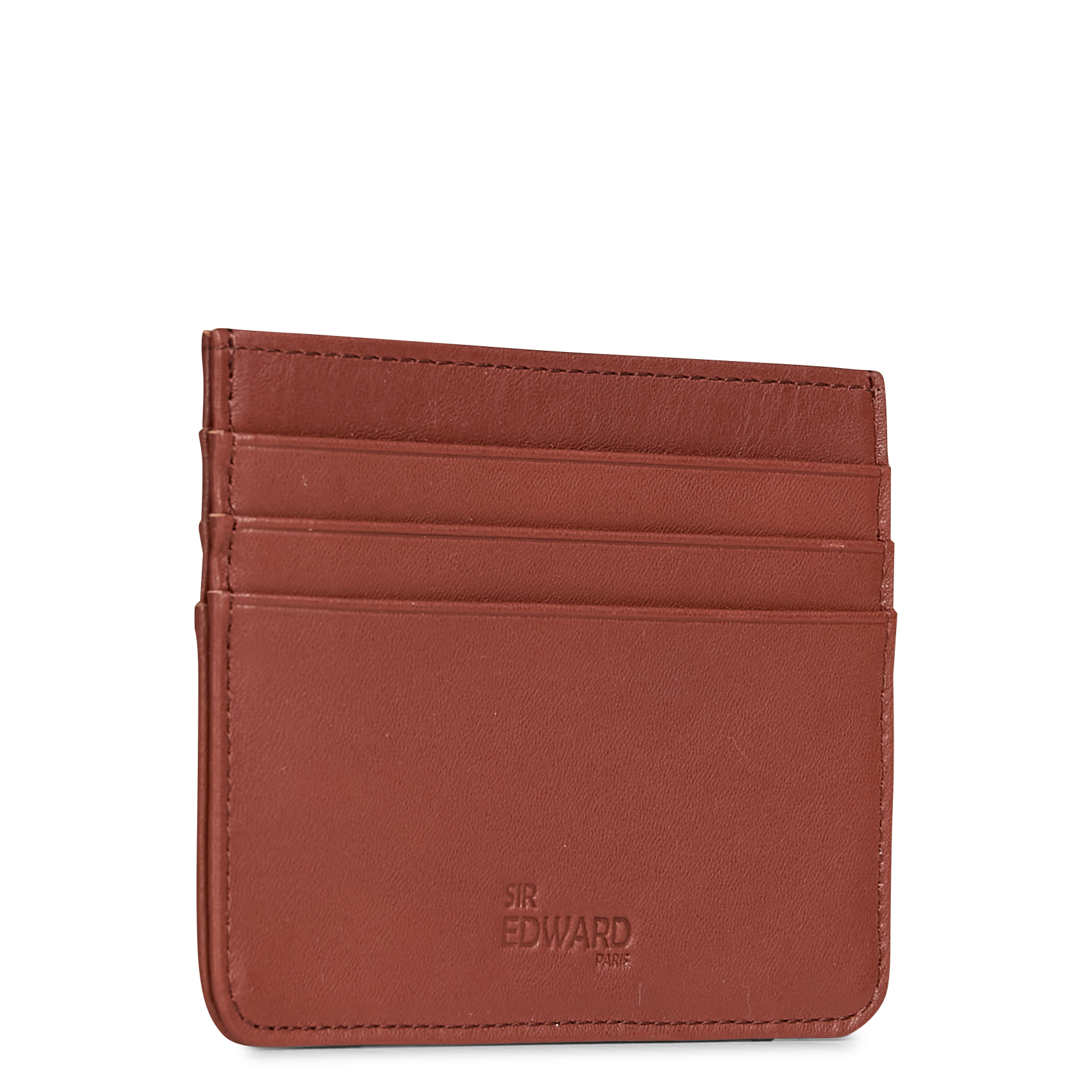 ETA - Porte cartes en cuir| Marron