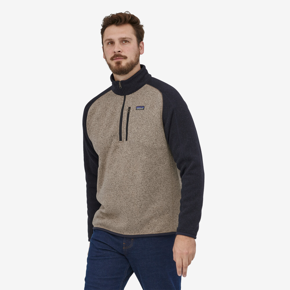 Herren-Fleecepullover mit 1/4-Reißverschluss