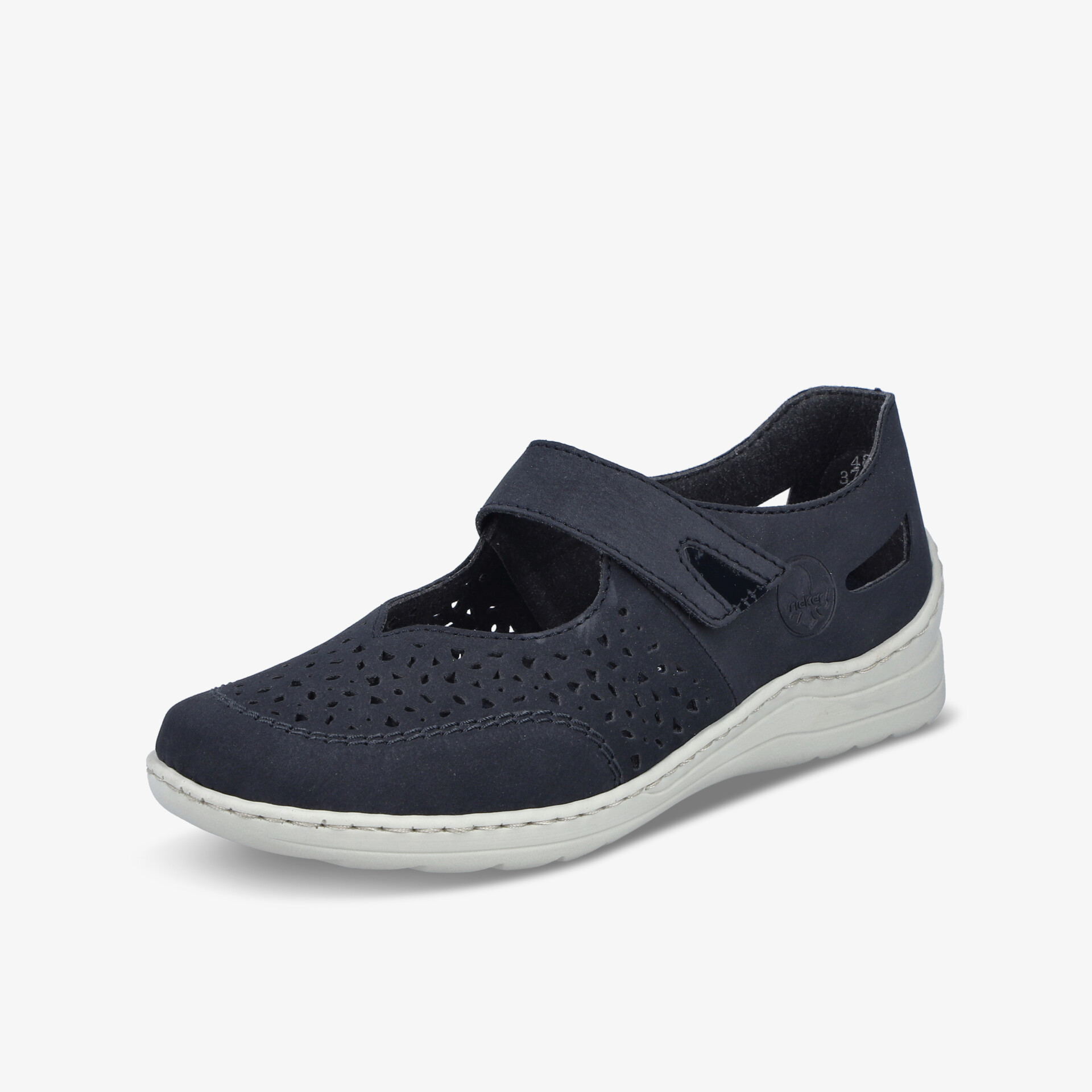 rieker Damen Halbschuhe blau