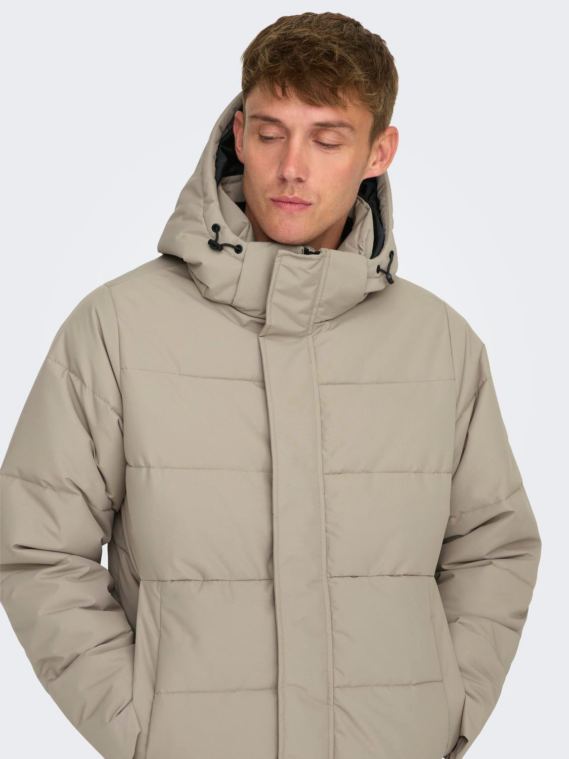 ONSCARL Daunenjacke Desert Taupe