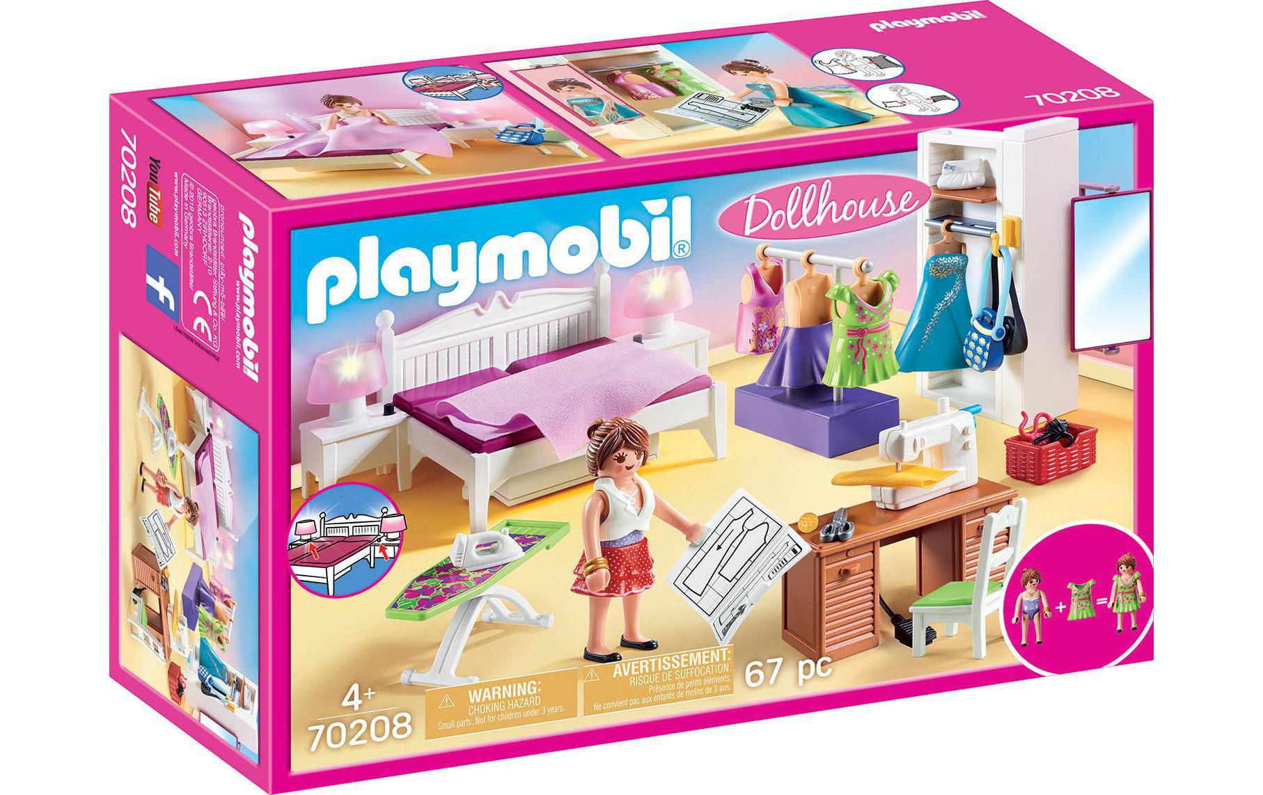 Dollhouse Schlafzimmer mit Nähecke 70208Spielset
