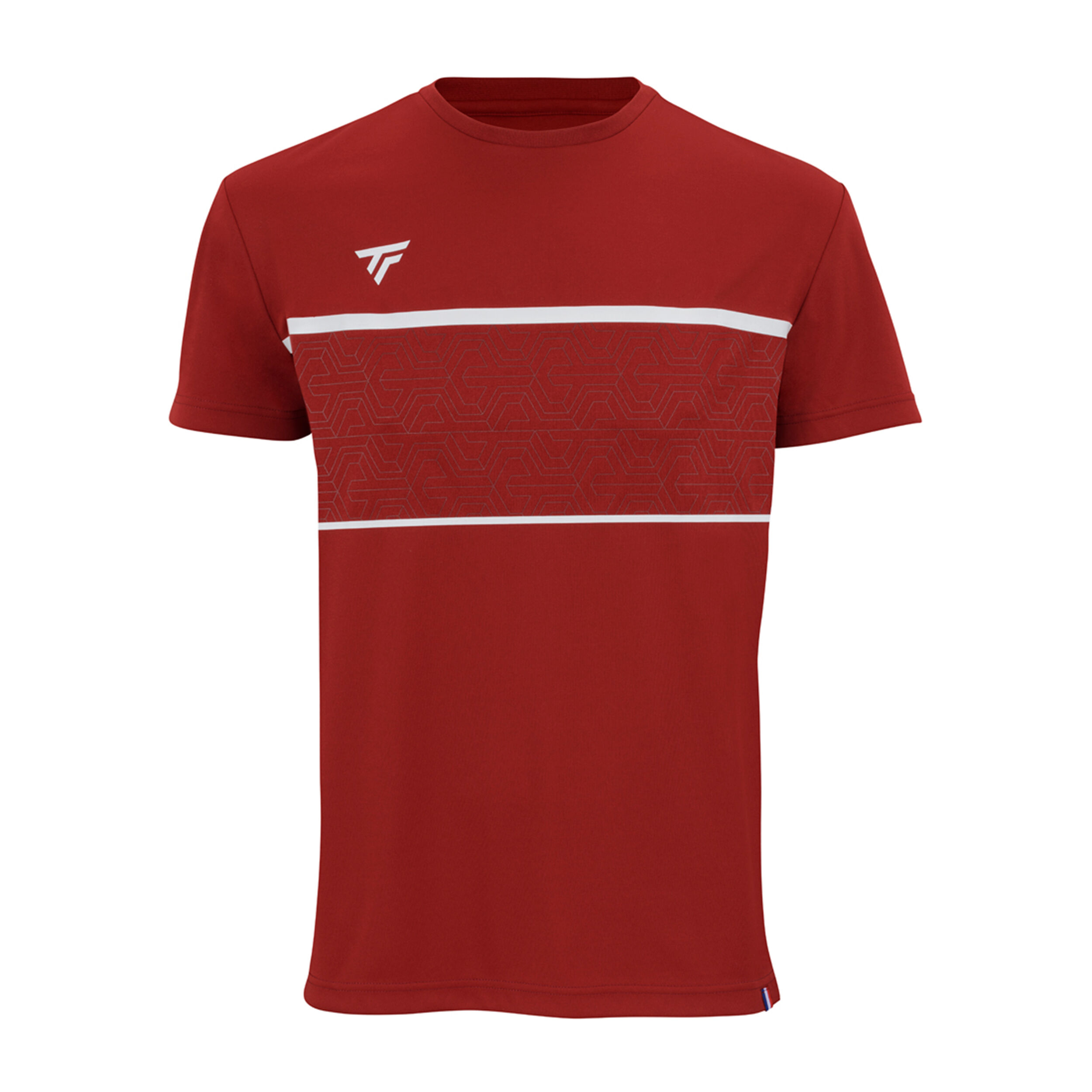 Tecnifibre Team Tech T-shirt Hommes - Rouge Foncé